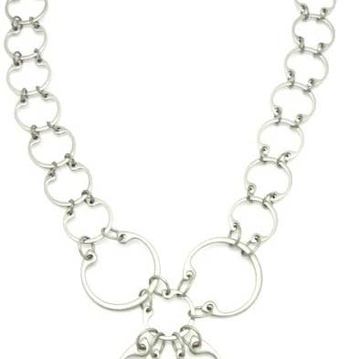 Wraptillion - Wholesale Link & Chain Necklace - Cascading Circles Necklace2