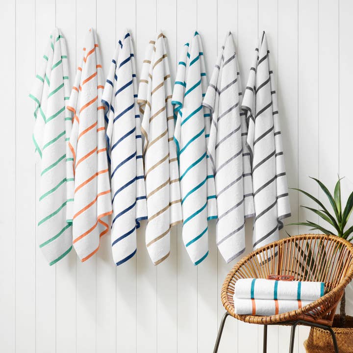 Las Rayas Striped Pool/Beach Towel for wholesale by Arkwright Home