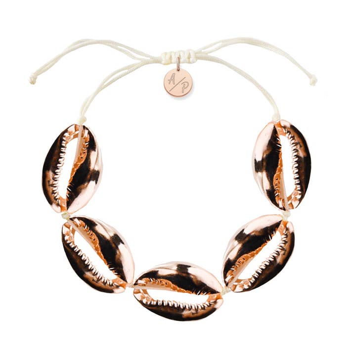 Elegant Shells Armband - Rose Guld/Elfenben för wholesale av Adriana Pappas Designs