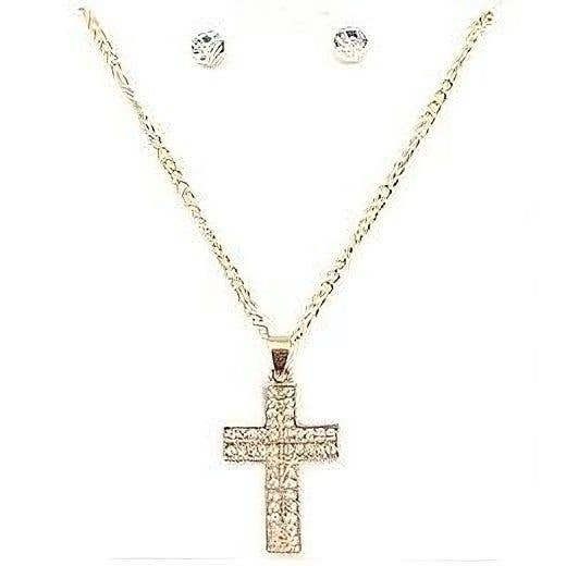 Diacly - Wholesale Pendant/Charm Necklace - 12pk Cross Rhinestone Pendant Set0