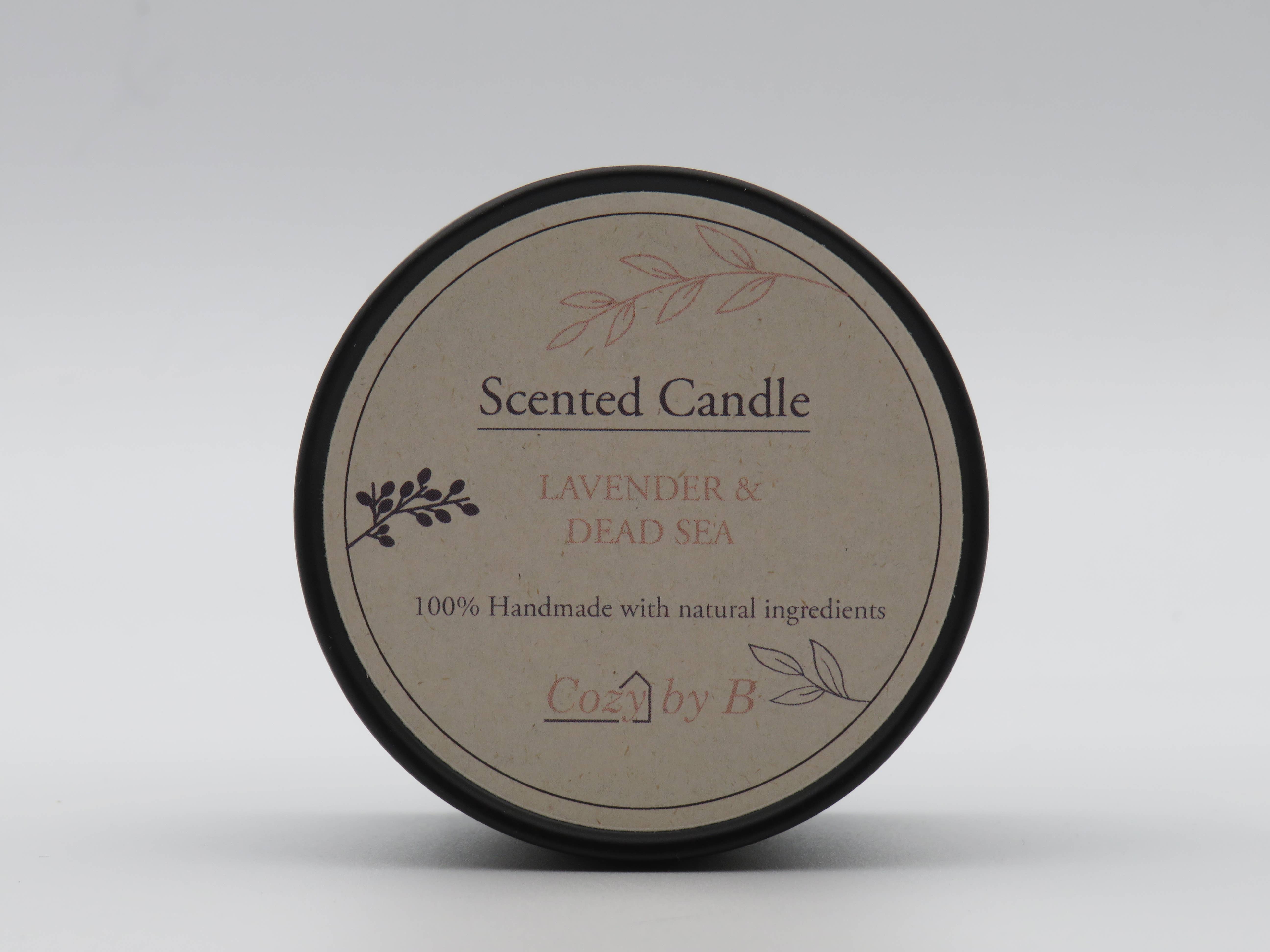 Cozy by B - Wholesale Jar/Filled Candle - Scented Candle Lavender & Dead Sea1