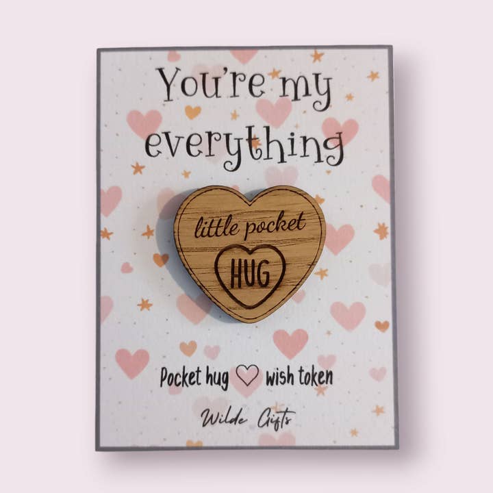 You're my everything pocket hug for wholesale by Wilde Gifts UK