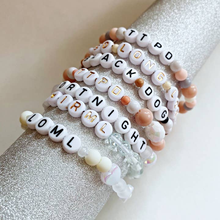 Tanner Glass – wholesale Beaded bracelet – Friendship Bracelets: Tortured Poets Department Anthology