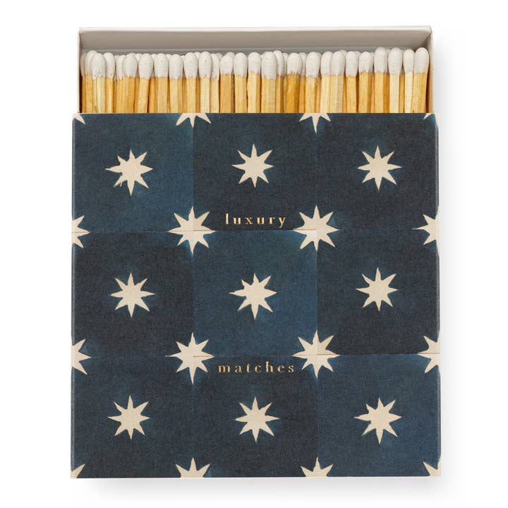 Archivist Gallery | United States & Canada - Wholesale Matches - Navy Star Tile by Wanderlust | Square - Safety Matches0