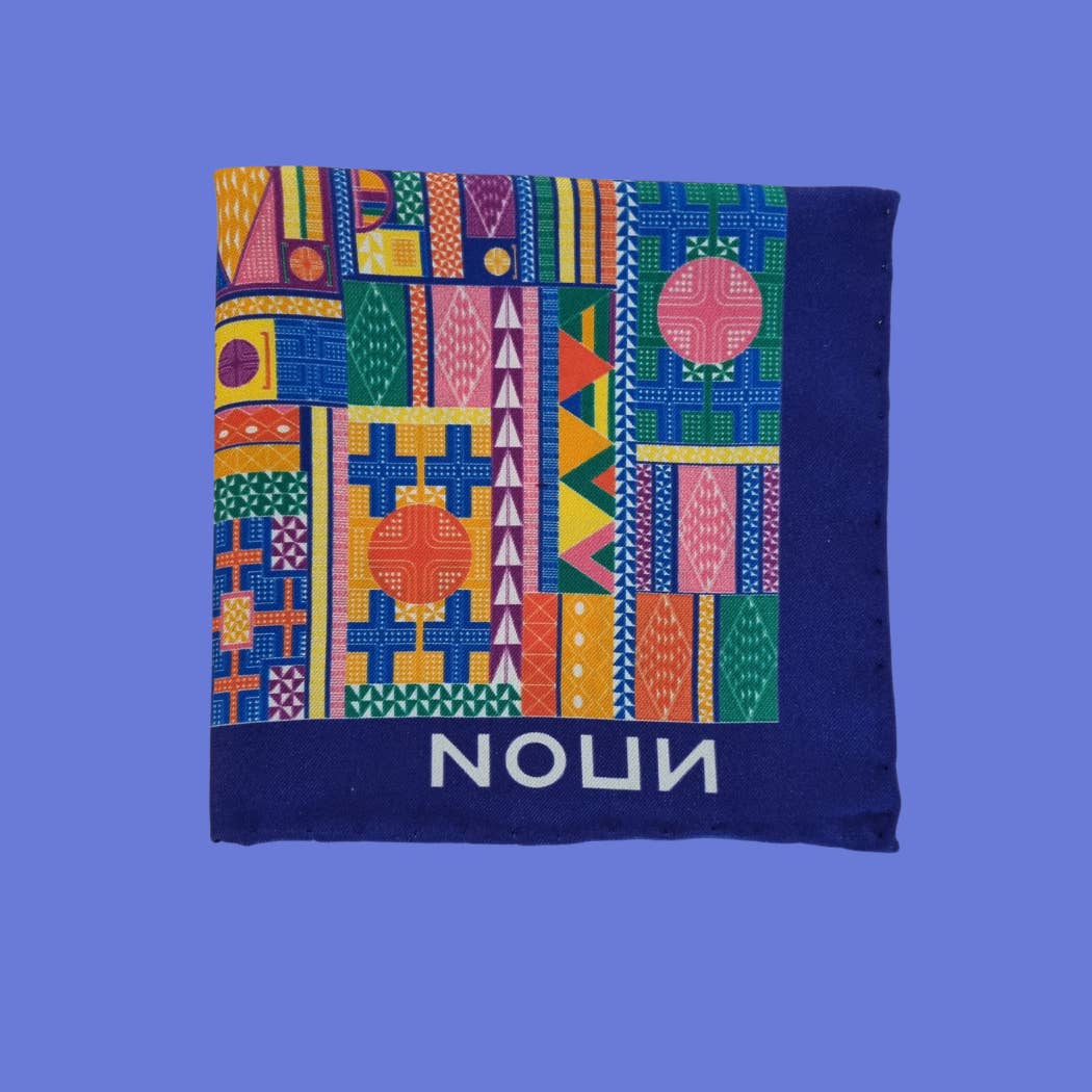 Noun - Wholesale Pouch - Women's - Pouch 100% silk twill multicoloured Iki 25x25 cm