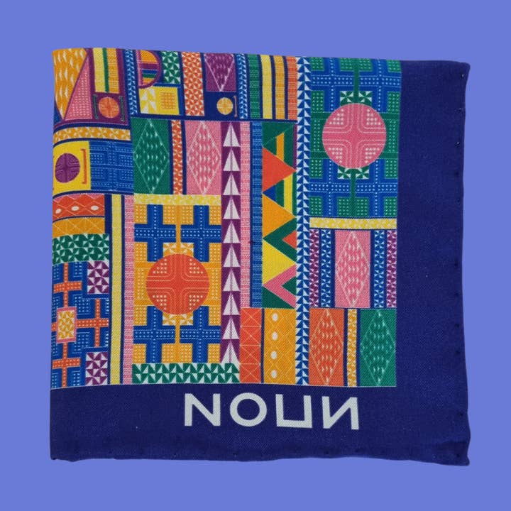 Noun - Wholesale Pouch - Women's - Pouch 100% silk twill multicoloured Iki 25x25 cm0