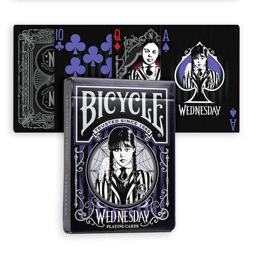 Cardshouse - Wholesale Playing Cards - Bicycle Wednesday Addams Playing Cards0