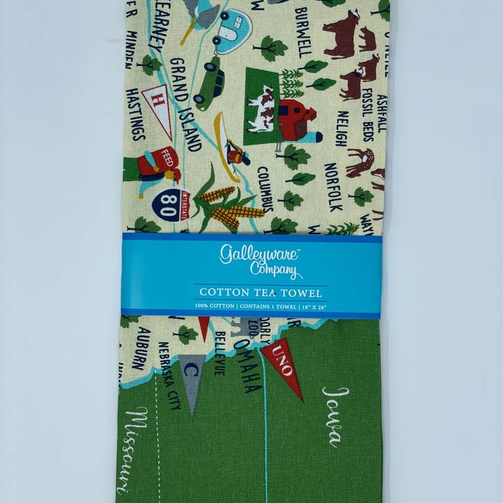 Galleyware – wholesale Tea towel – Nebraska Tea Towel1
