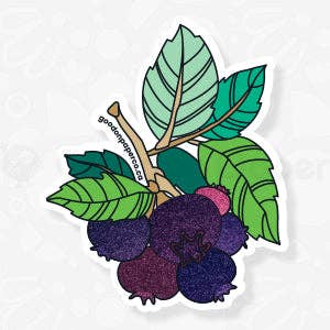 Saskatoons | Pegatina de vinilo para venta al por mayor de Good on Paper