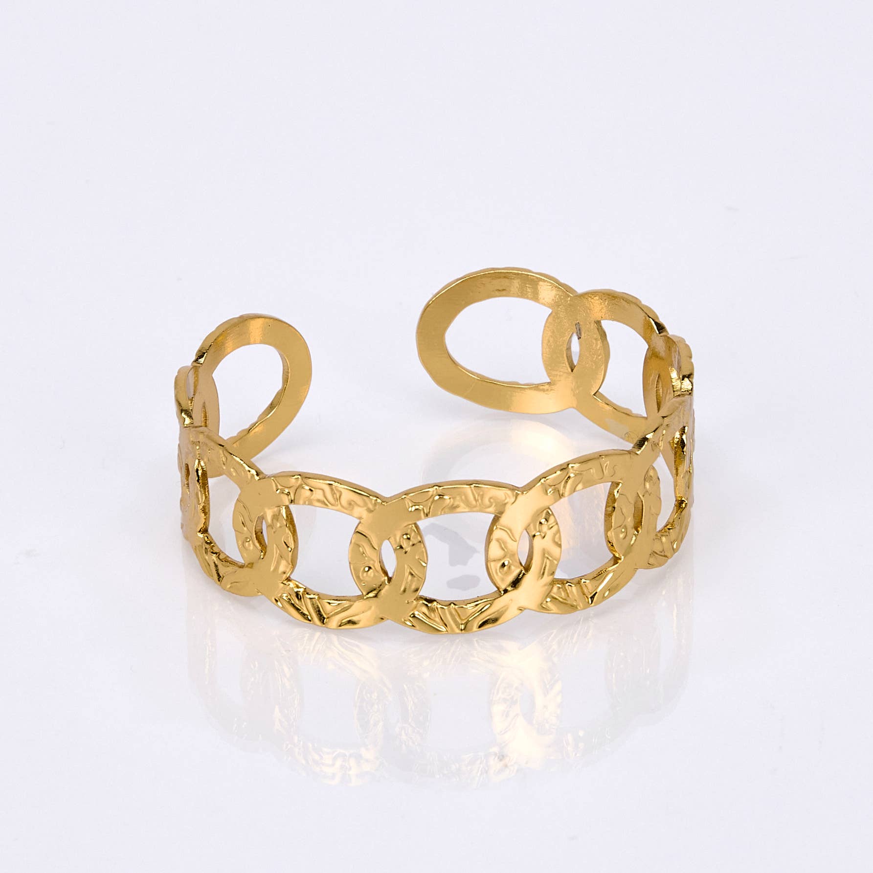 By Sookay - Wholesale Cuff Bracelet - golden stainless steel cuffs1