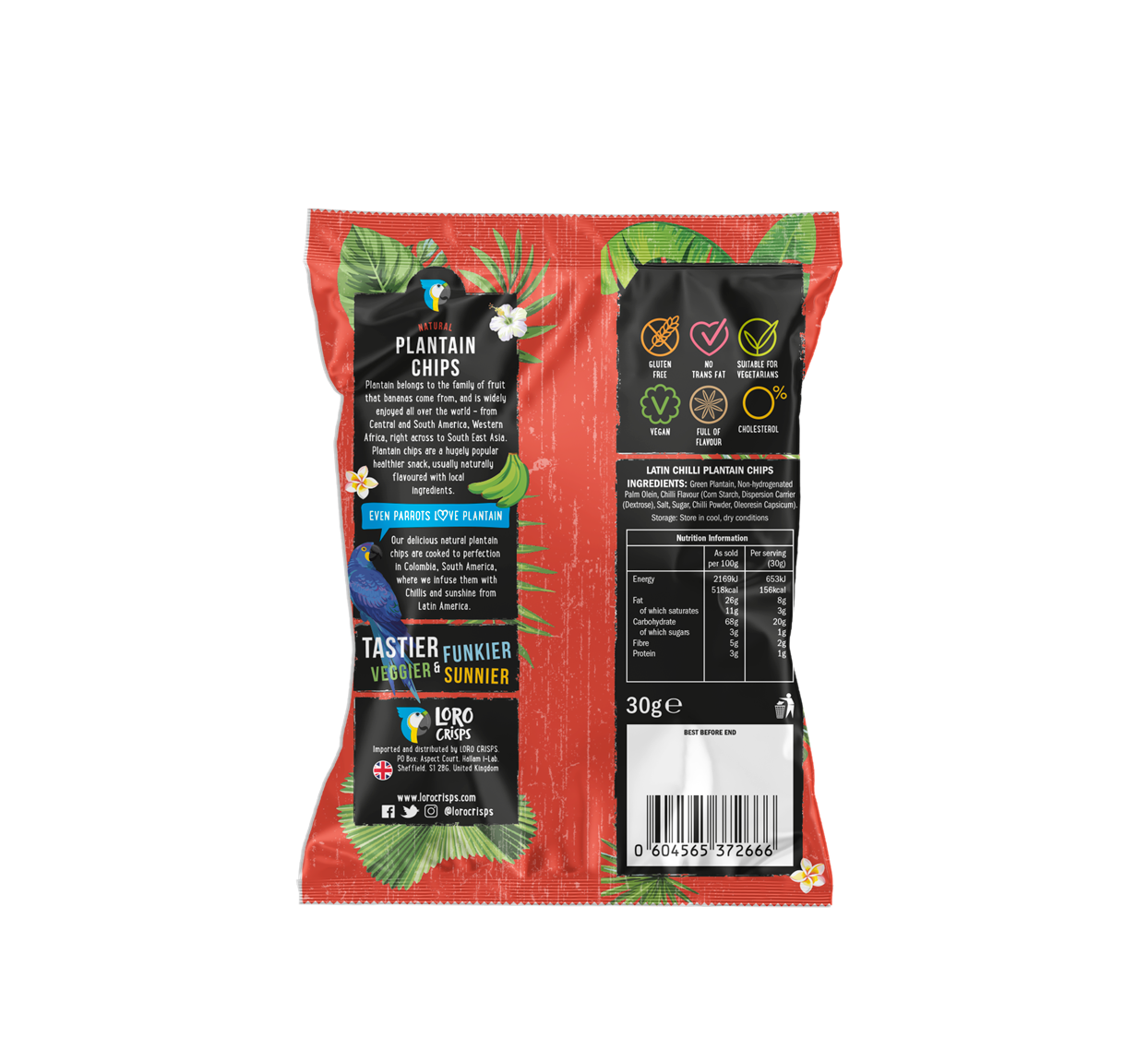 Loro Crisps – Großhandel Chips – Loro Crisps Plantain Chips – Latin Chili1
