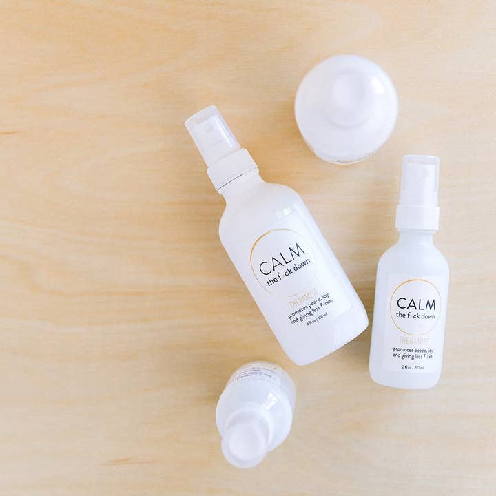You need {ther • happy} - Wholesale Room & Linen Spray - Mini Calm The F*ck Down Room & Linen Spray