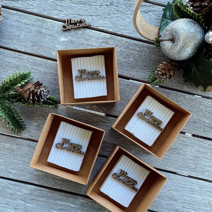 Uniq Favors - Vendita all'ingrosso Regalini per gli invitati - Saponette natalizie, regalo natalizio personalizzato