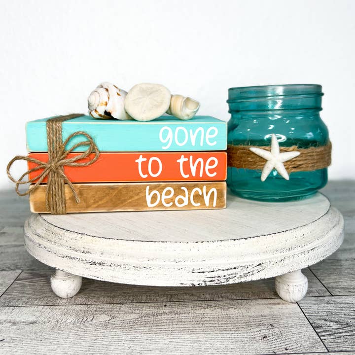 Ruaille Buaille Co - Wholesale Decorative Tray - Beach decor | Summer tiered tray | Nautical home decor