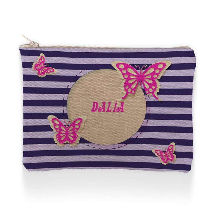 Estuche de maquillaje: mariposas para venta al por mayor de Sam and Zoey