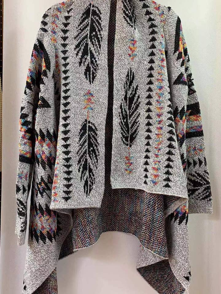 Chaqueta de mujer acrílica (KF2151) para venta al por mayor de Kamana