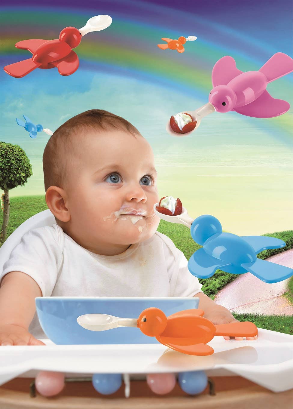 e-my - Venta al por mayor Juego de alimentación - Bebés - Cuchara de Alimentación Inicial «BIRDY»1