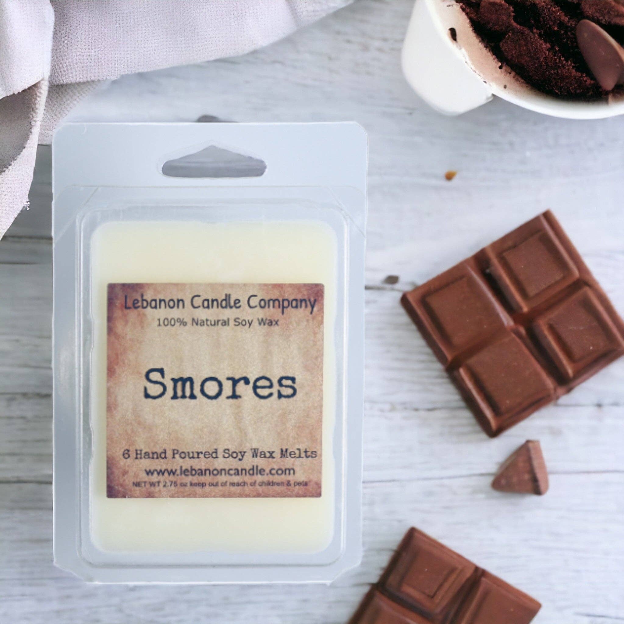 Lebanon Candle Company - Vendita all'ingrosso Cialde di cera - Sciogli cera al profumo di s'mores2