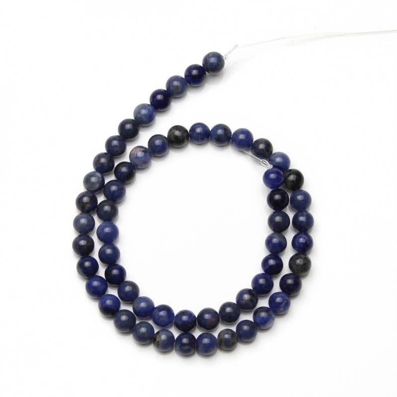 UniArt - Wholesale Craft Supplies - Dark sodalite beads0