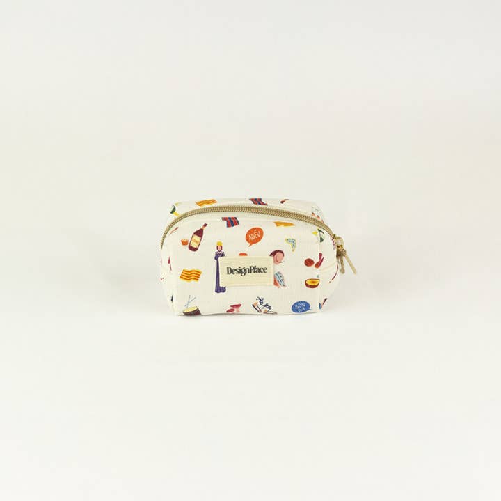 Barcelona Monuments Cotton Pouch Small for wholesale by DesignPlace