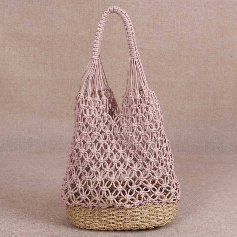 GIFT & ME – wholesale Beach bag – Rope basket tote4