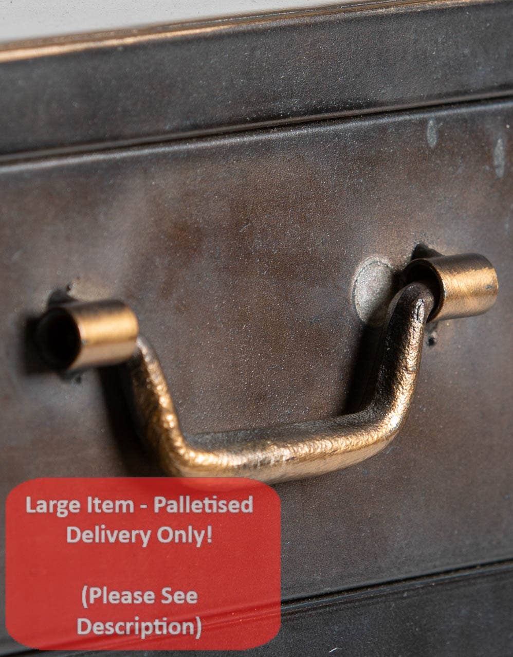 McGowan & Rutherford Ltd - Wholesale Desk Set - Orwell Desk With Concealed Vanity Mirror In Black And Gold3