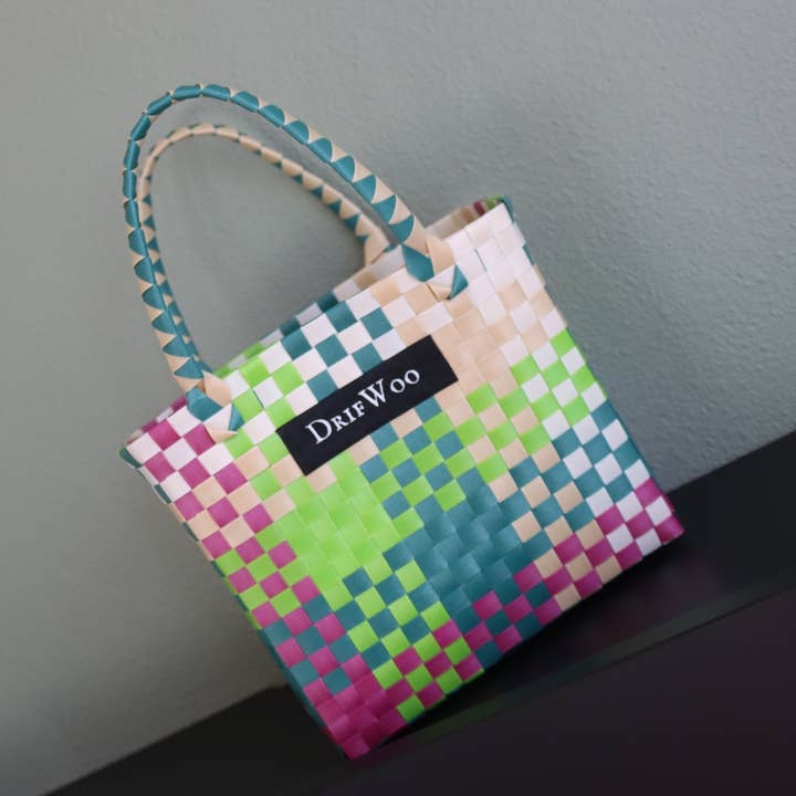 Woven Tote Shopping Totes Beach & Christmas Gift Basket for wholesale by DrifWoo