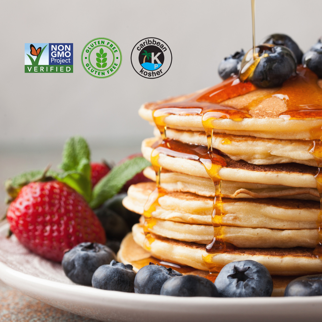 Amasar - Wholesale Pancake mix - Pancake & Waffle Mix- High Fiber, Gluten-Free, 6-Pack, 8.5oz6