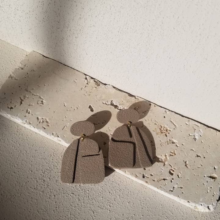 That Clay Girl Co. - Wholesale Dangle Earrings - RUSKA #4 | Polymer Clay Earrings | Bas Relief | Dangle Earri1