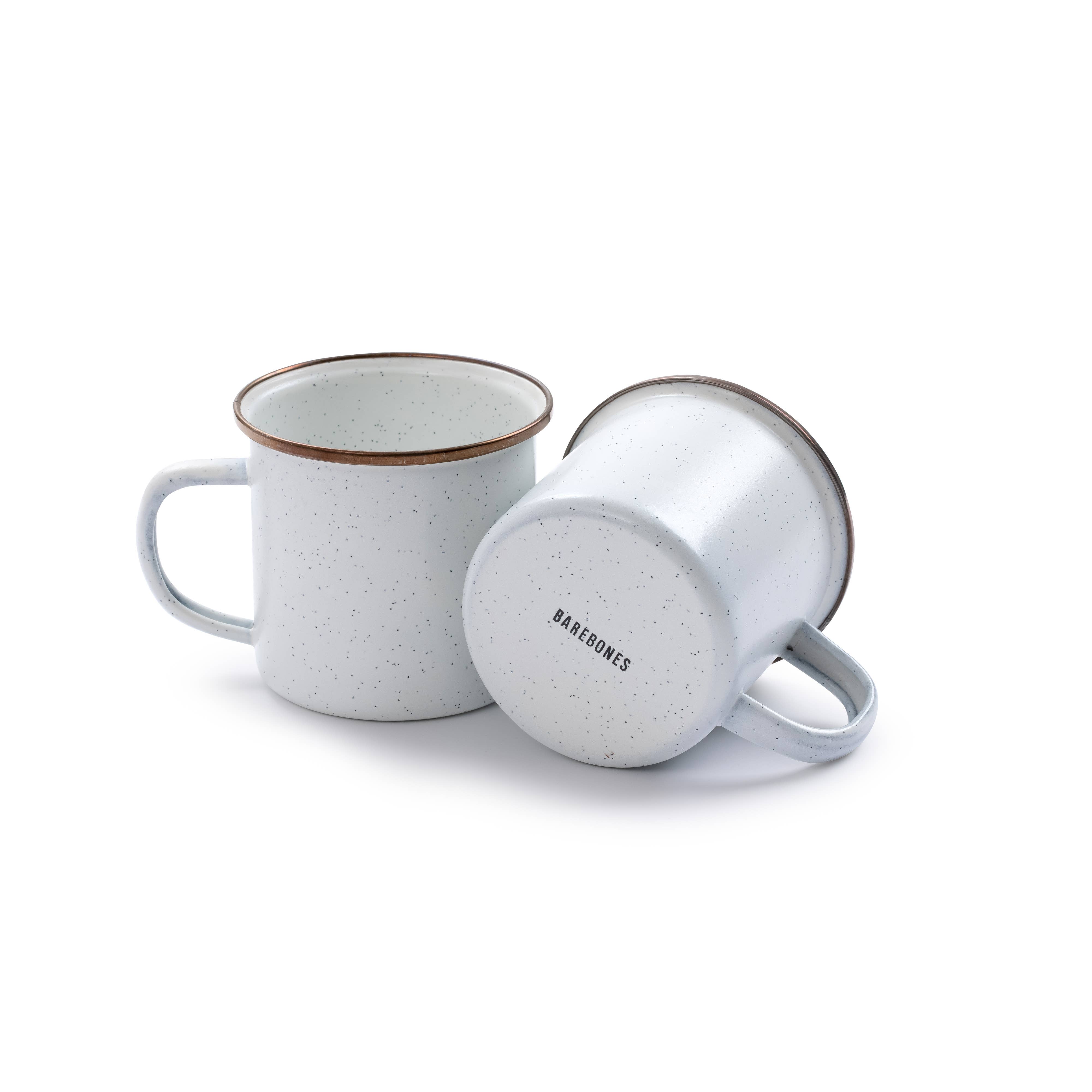 Barebones - Wholesale Coffee Mug - Enamel Cup (Set of 2) - Tea & Coffee Mug0