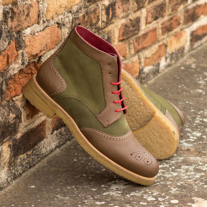 Brogue multicolor feminino, Botas femininas com construção Goodyear Welt. por atacado de Future Is Retro