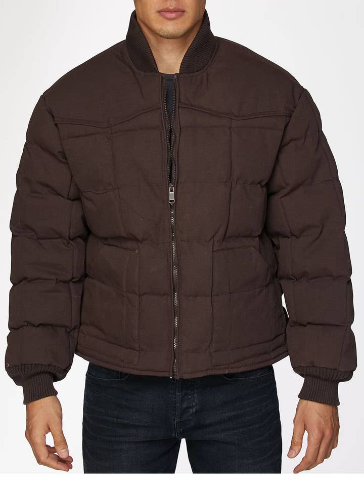 RODEO CLOTHING Men's Canvas Quilted Jacket ACJ29 for wholesale by Rodeo Clothing