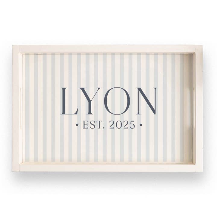 Lyon EST 2025 Wooden Serving Tray for wholesale by Rustic Marlin