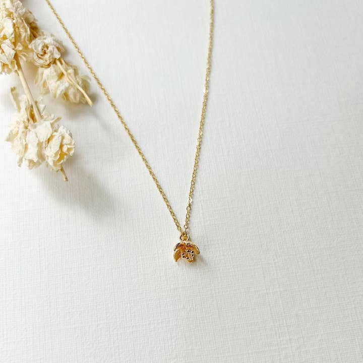Dainty Floral Necklace for wholesale by KARA | TOZER