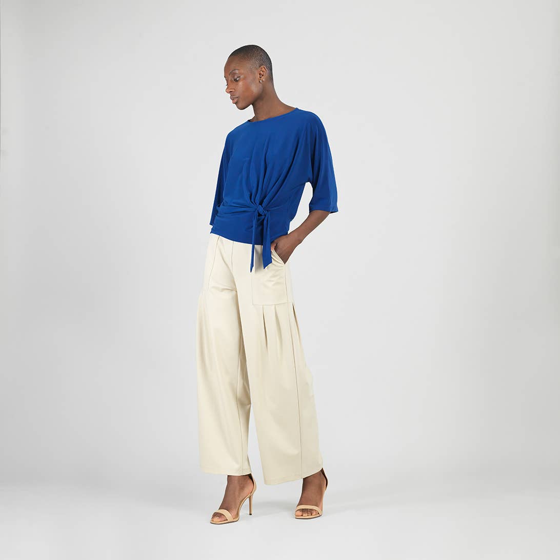 Clara Sunwoo – Engroshandel Bluse - Dame – T207 - Top med sidebånd4