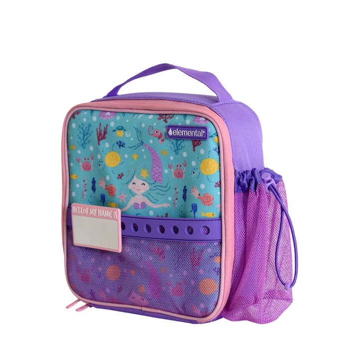 Elemental - Wholesale Lunch Bag/Box - Kids - Chomper Insulated Charm Kids Lunch Bag - Mermaid
1