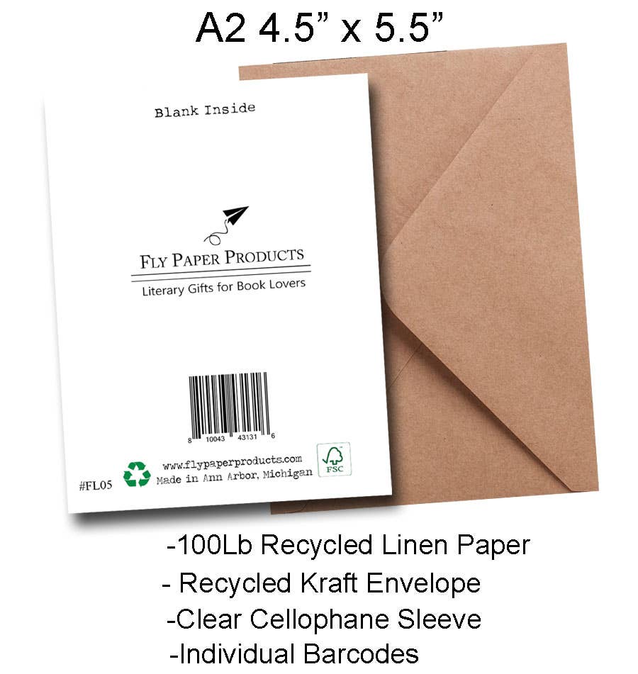 Fly Paper Products - Wholesale Friendship Card - Don't Be A Prick! Friendship A2 Card1