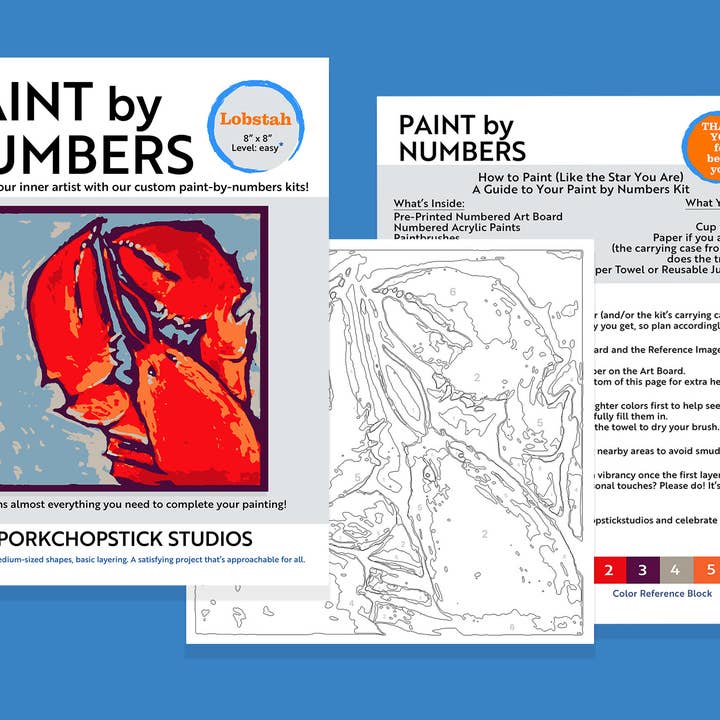 PAINT BY NUMBERS KIT LOBSTAH and other Purchase Wholesale pre made salads. Free Returns & Net 60 Terms on Faire trending on Faire.