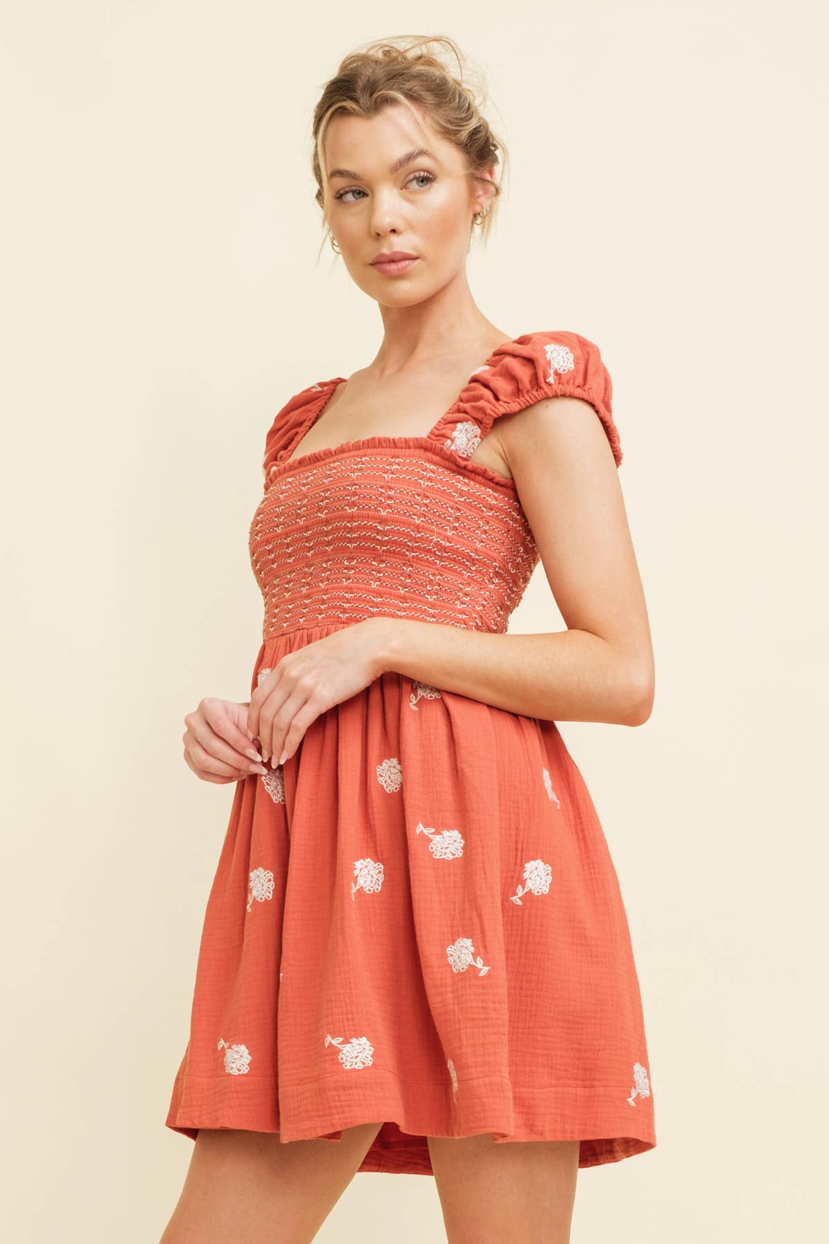 Cloud Ten - Wholesale Dress - Women's - CD13363 - FLORAL EMBO DRESS7