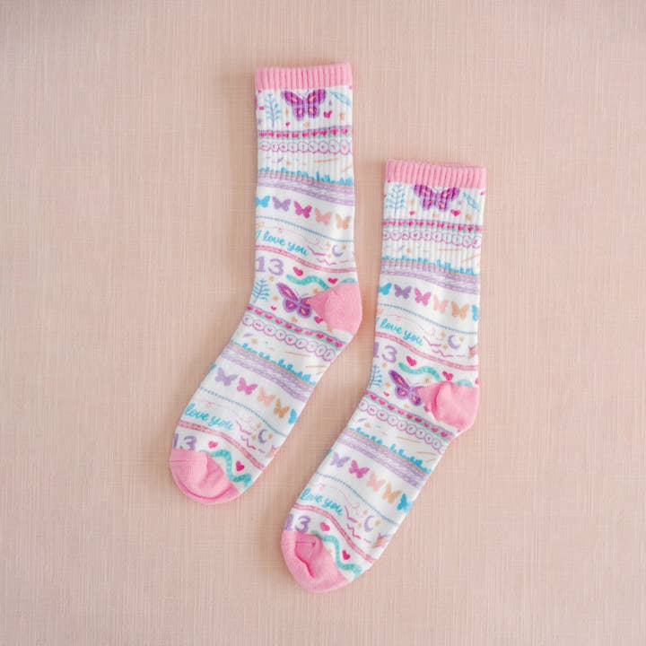 Calcetines Eras Crew en oferta para venta al por mayor de Gracefully Made Art