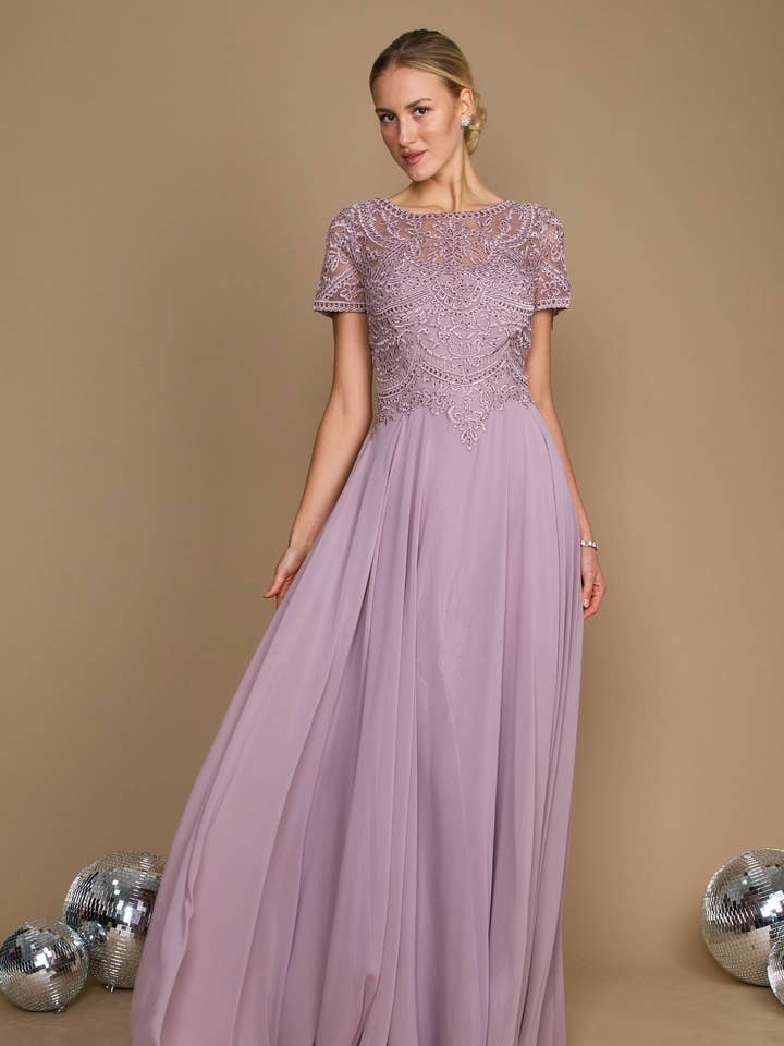 Long Formal Mother of the Bride Dress for wholesale by Kos Couture