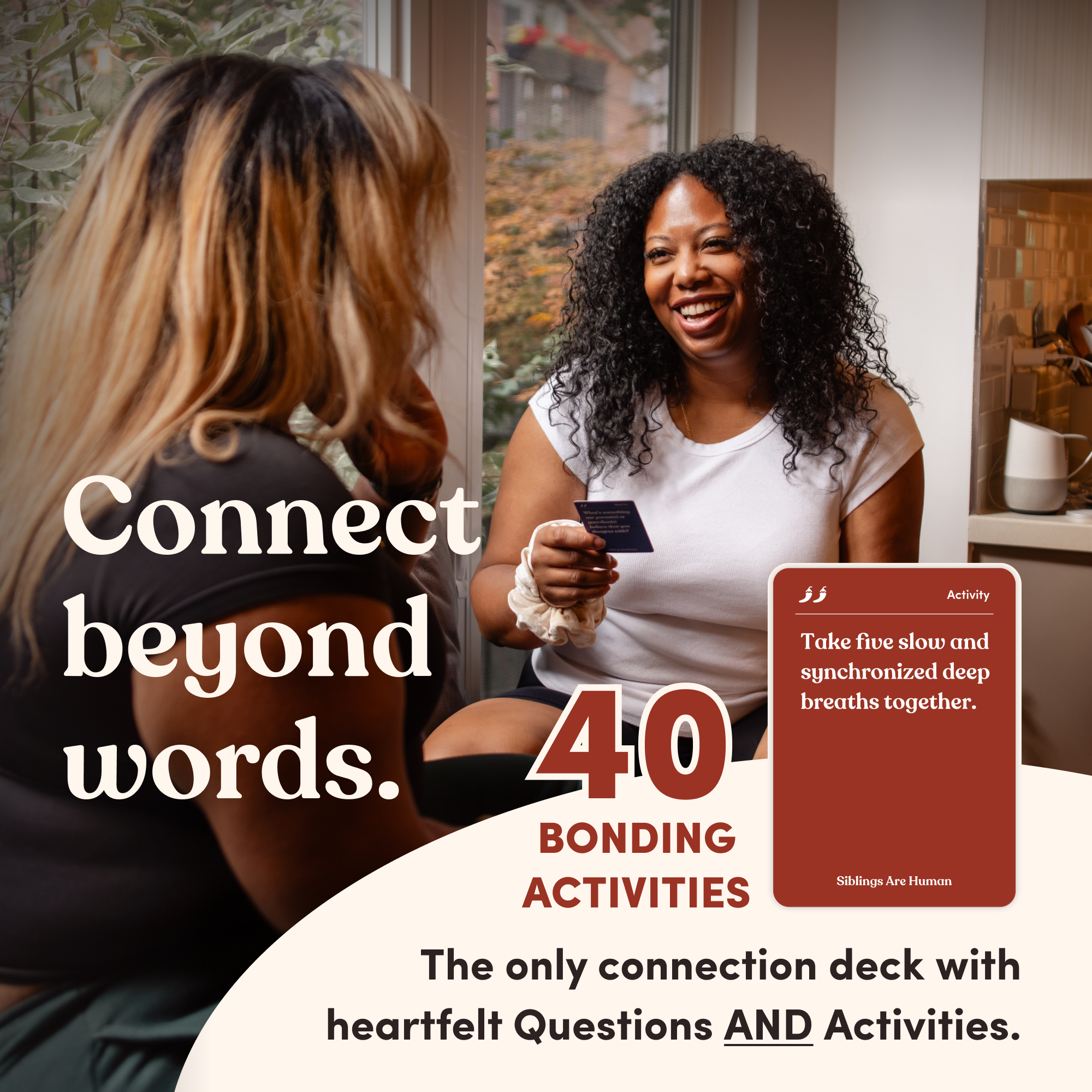 Parents Are Human | Card Games for Family, Love, & Healing - Wholesale Card Game - Siblings Are Human5