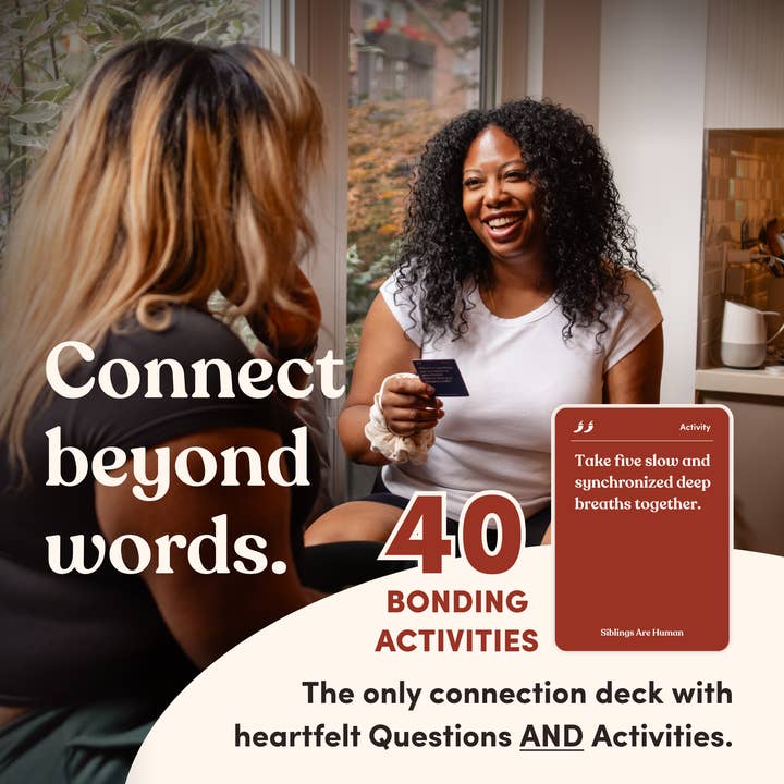 Parents Are Human | Card Games for Family, Love, & Healing - Wholesale Card Game - Siblings Are Human5