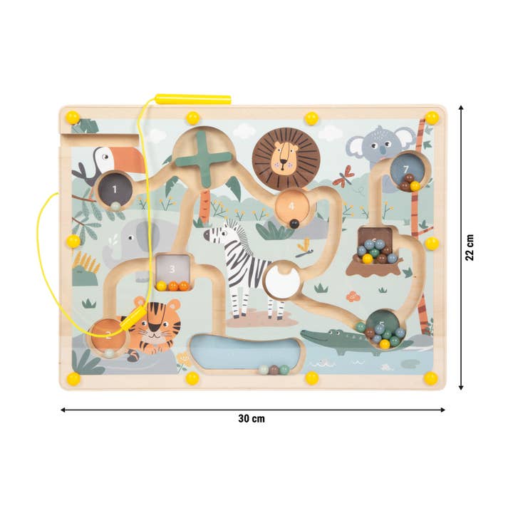 small foot - Wholesale Wood Toy - Kids - Magnetic Maze "Safari" | Toy | Wooden Toy5