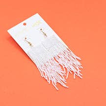 Pierce + Hide - Wholesale Tassel Earrings - Custom Beaded Square Fringe Earrings | Fringe Dangle6