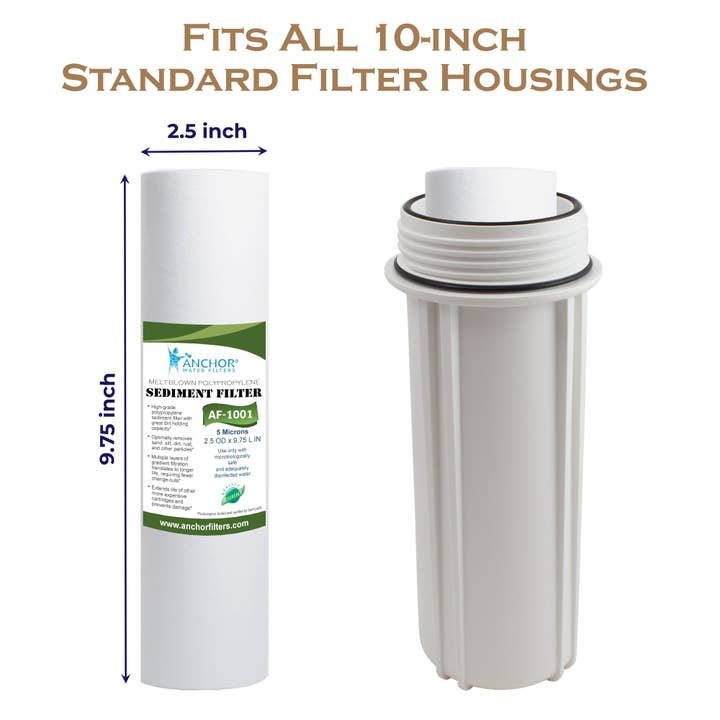 Anchor Water Filters - Wholesale Water Filter - AF-1001 - 10-inch Sediment Filter Cartridge2