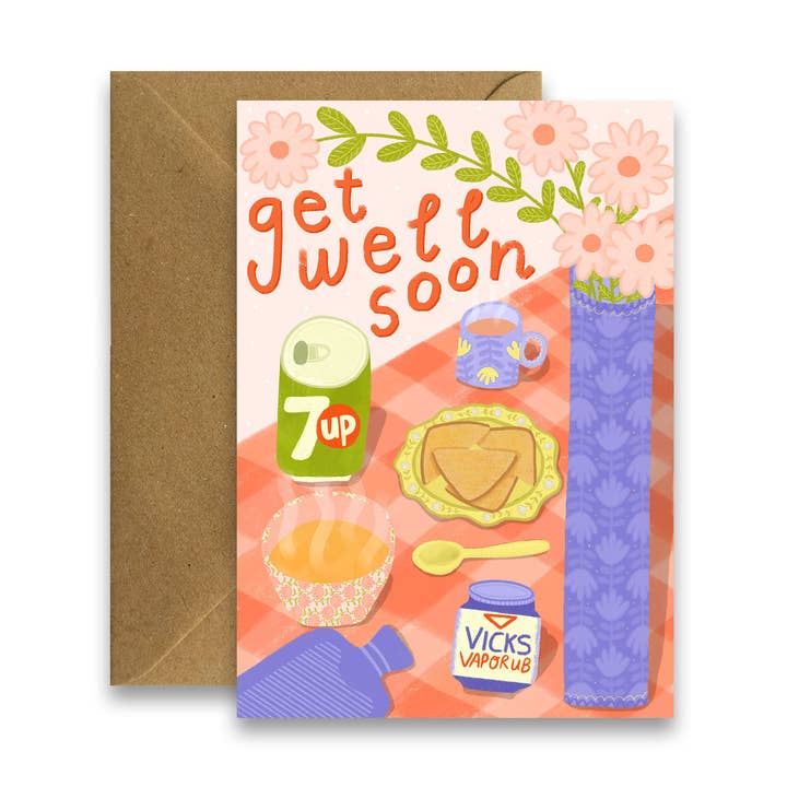 Get Well Soon - Irish Cures Card for wholesale by By Claire Schorman