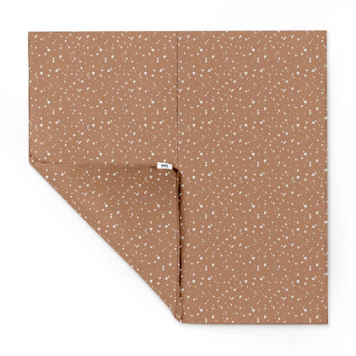 Terrazzo Clay Vegan Leather Mat for wholesale by Toki Kids