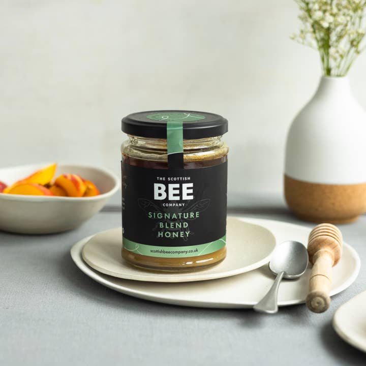 Scottish Bee Company – wholesale Honey – Scottish Signature Honey 340g - Pure Honey2
