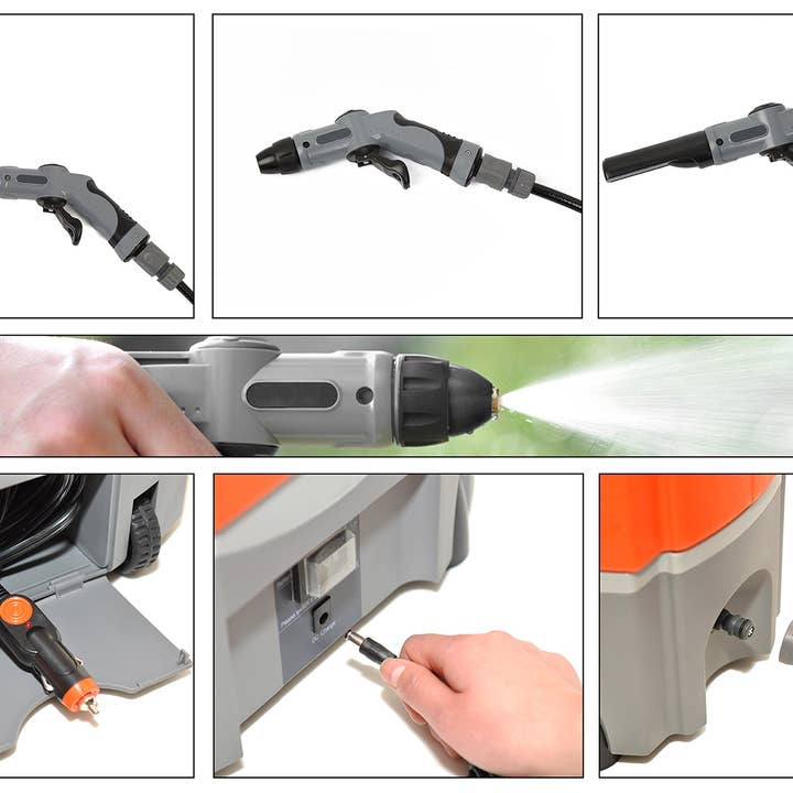 Ivation - Wholesale Automotive Cleaning Products - Portable Electric Pressure Washer Gun with Water Tank4